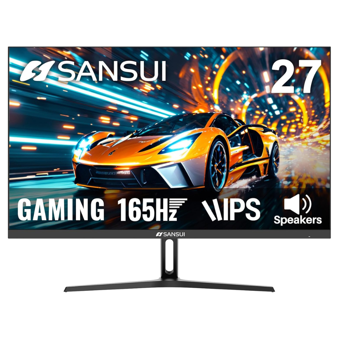 SANSUI 27" FHD 165Hz 1ms HDR IPS Freesync Gaming Monitor