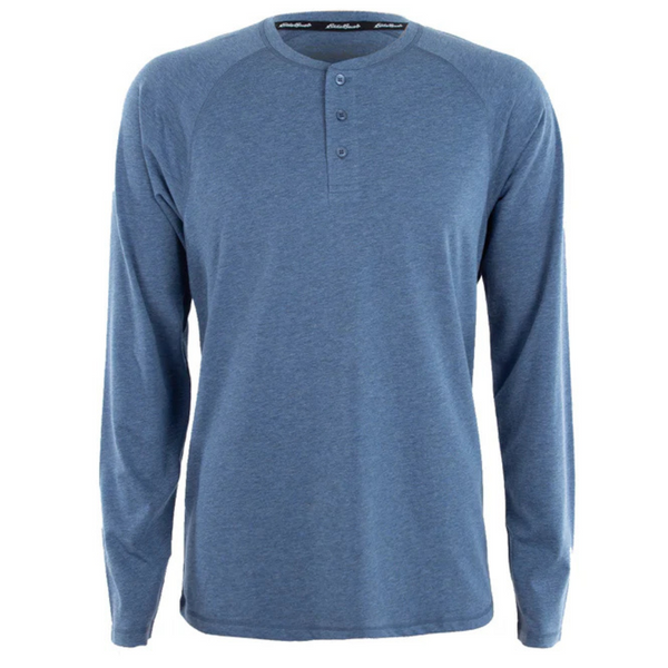 Eddie Bauer Men's Dream Knit Henley Long Sleeve Shirt (4 Colors)