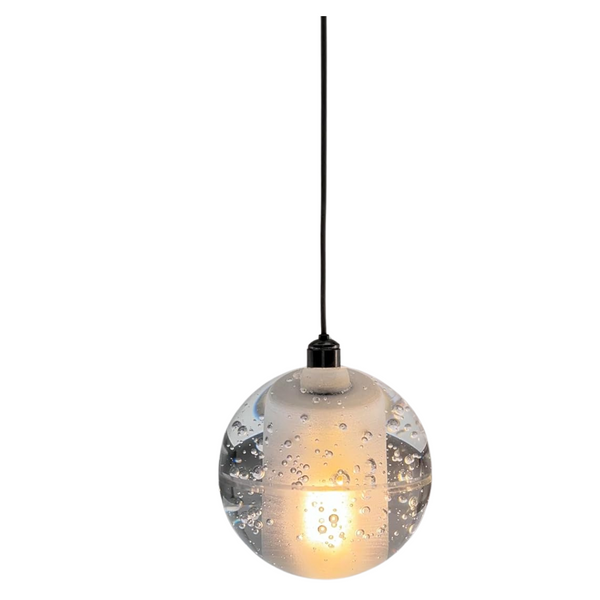 Adjustable Hanging Crystal Pendant Light