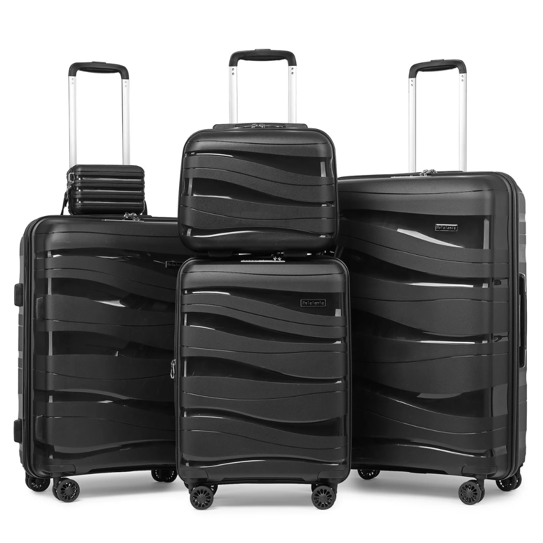 5-Piece Melalenia Hardside Spinner Luggage Set (Various Colors)