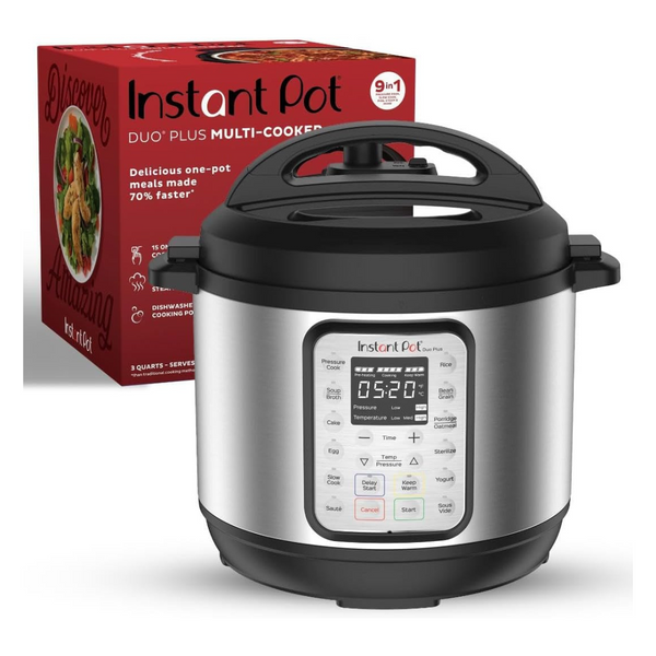 6-Qt Instant Pot Duo Plus 9-in-1 Electric Pressure Cooker