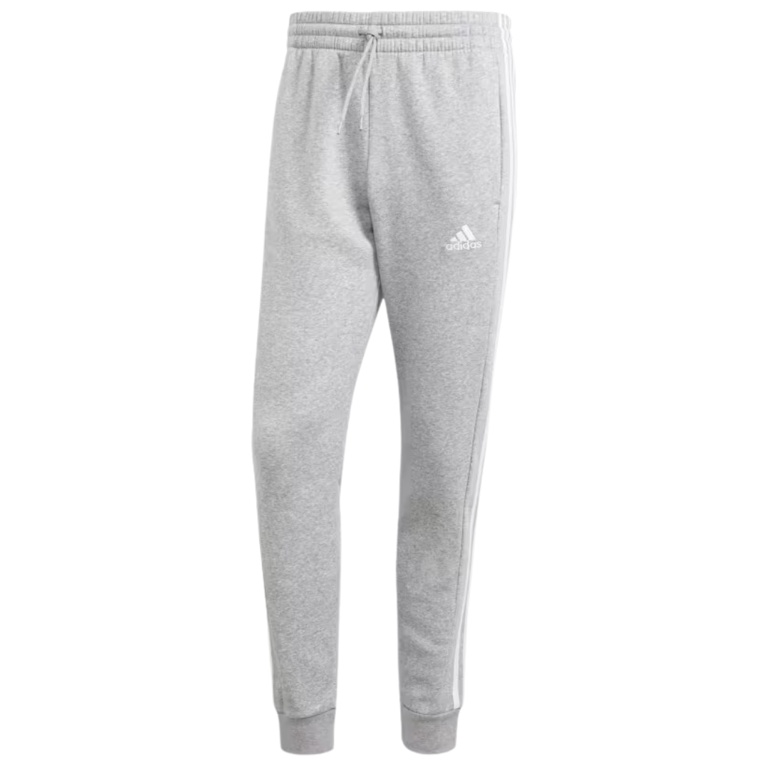 Adidas Men's Essentials Fleece 3-Stripes Tapered Cuff Pants