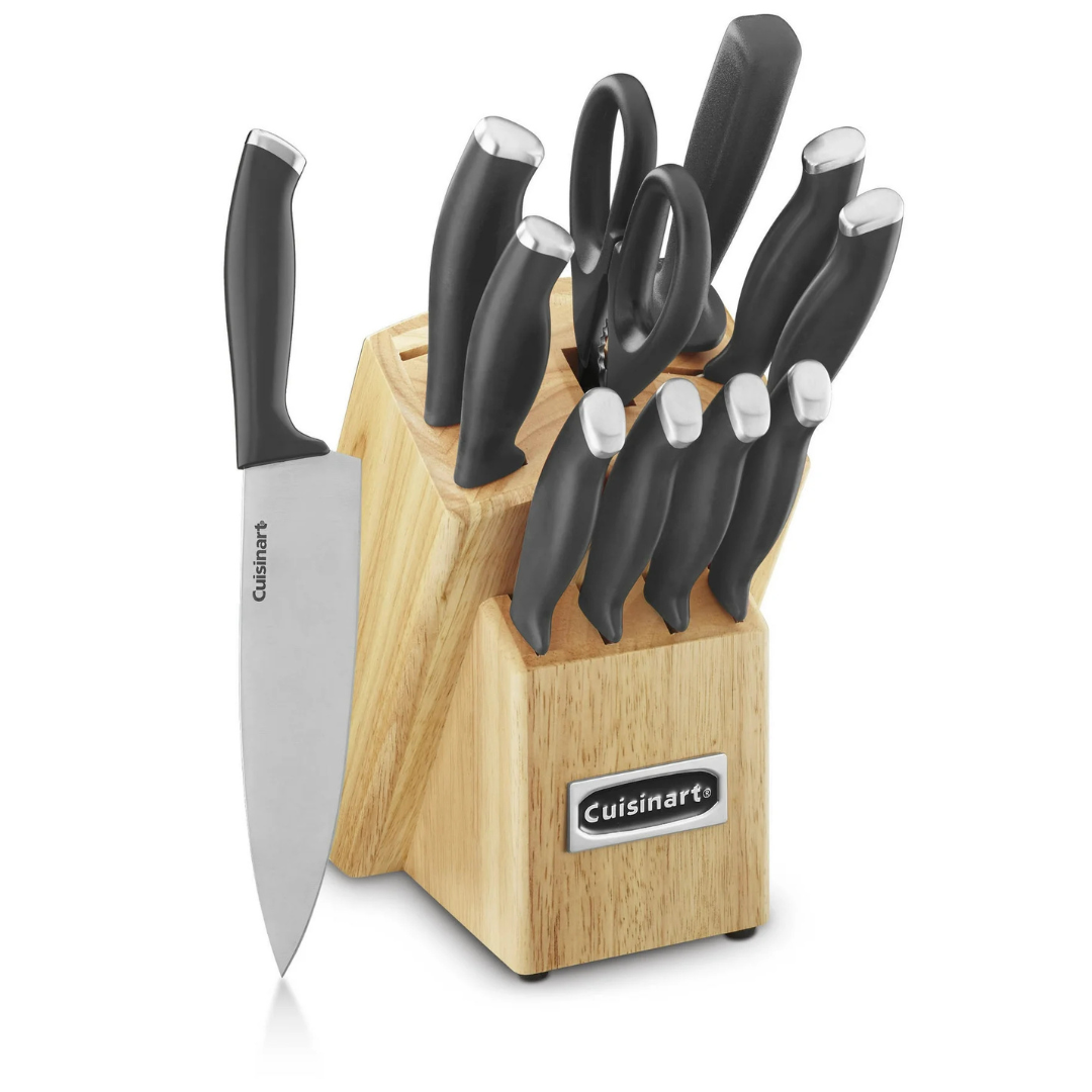 12-Piece Cuisinart C77SSB-12P Color Pro Collection Knife Block Set