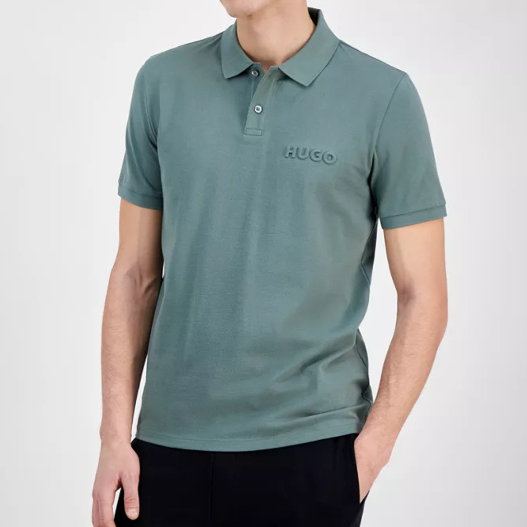 Hugo Boss Men's Dalunos Regular-Fit Logo Embossed Polo Shirt