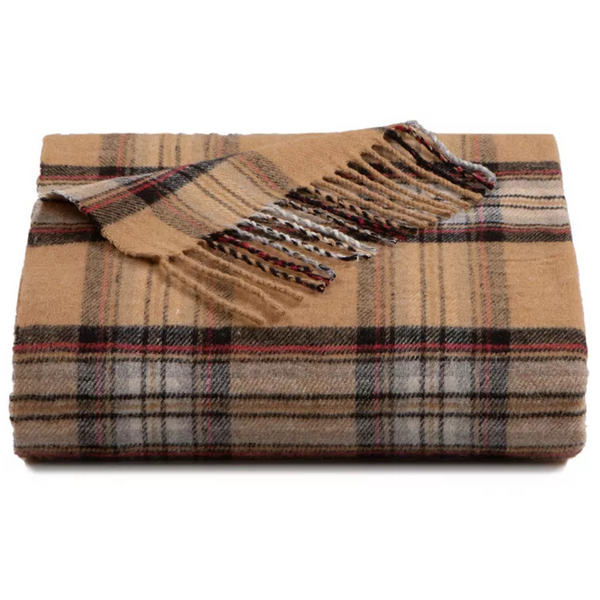 Discover Europe Made In Italy La Limonaia Tessuti Tartan Brushed Throw