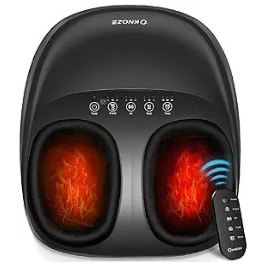 KNQZE Shiatsu Deep Foot Massager Machine With Heat