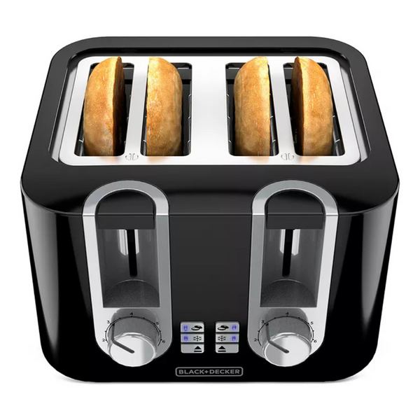 Black & Decker 4-Slice Wide-Slot High-Lift Toaster