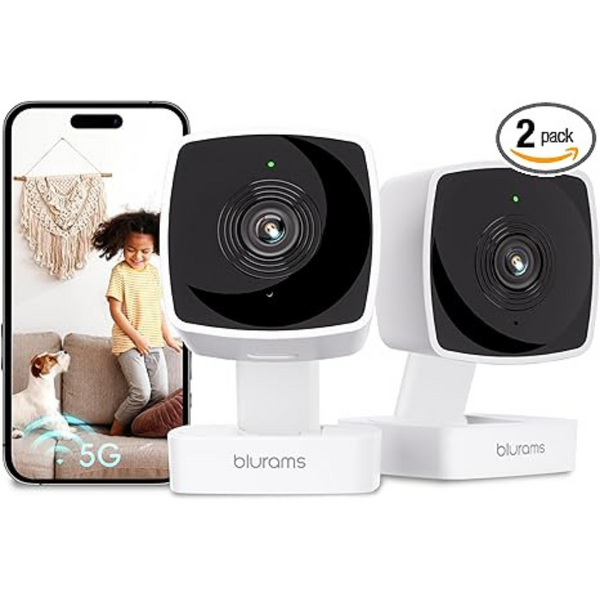 Blurams 2K WiFi 6 5GHz Security Camera With Phone App