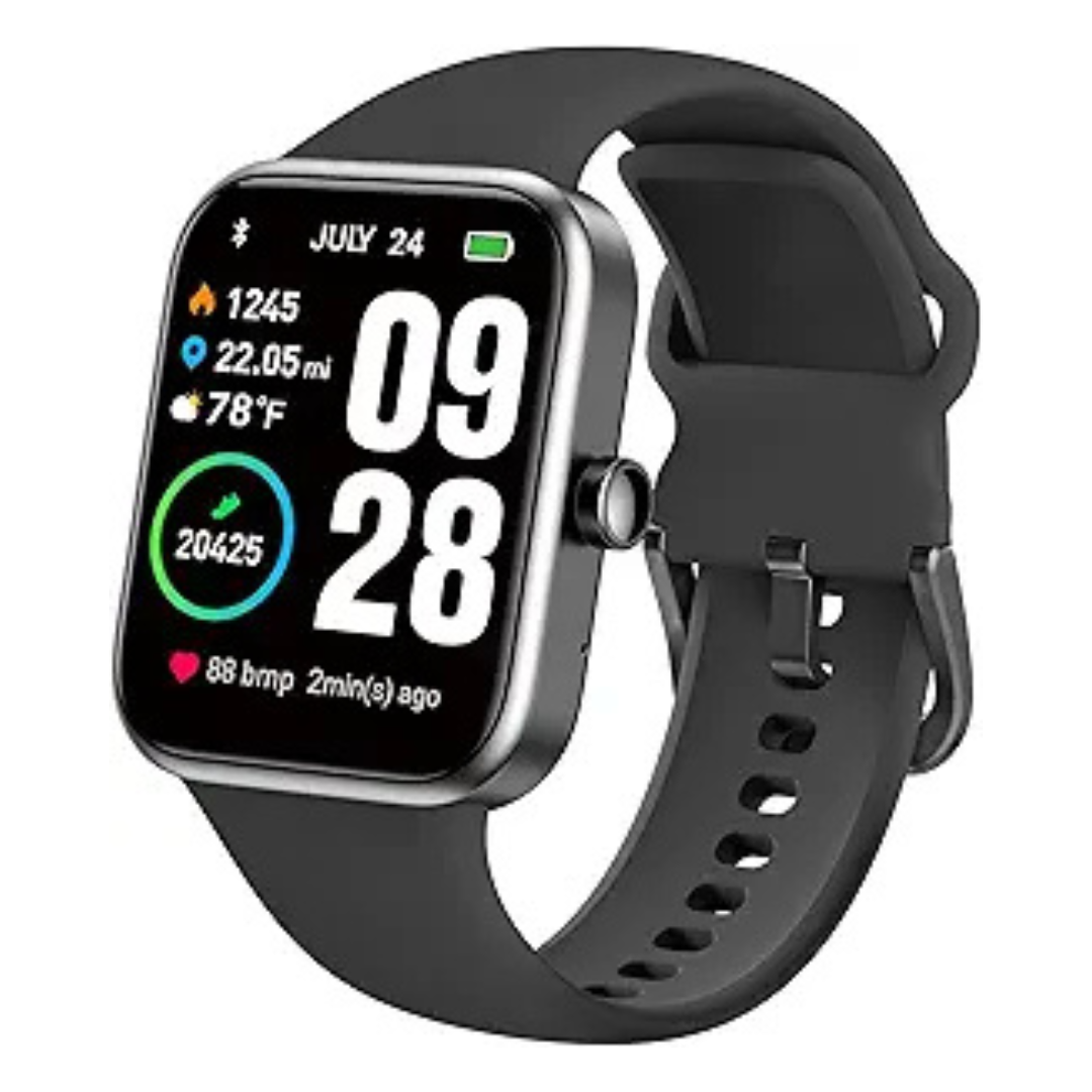 TOZO S2 Unisex 44mm HD Touch Alexa Built-in Fitness Tracker Smart Watch