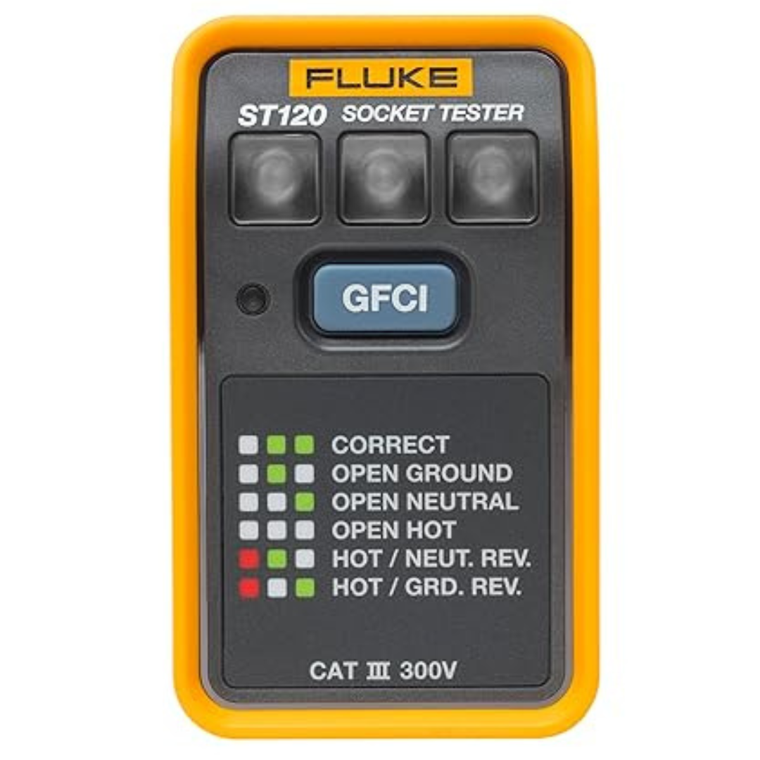 Fluke ST120 GFCI Socket Tester Without Beeper