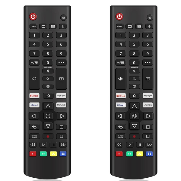 2-Pack Replacement Universal Remote For LG TV