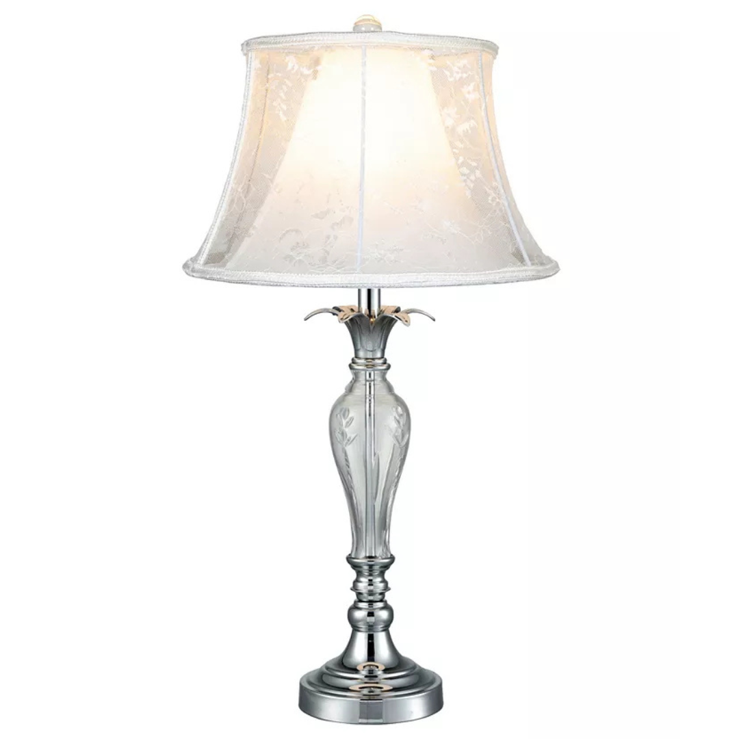 Dale Tiffany Charlotte Lead Crystal Table Lamp