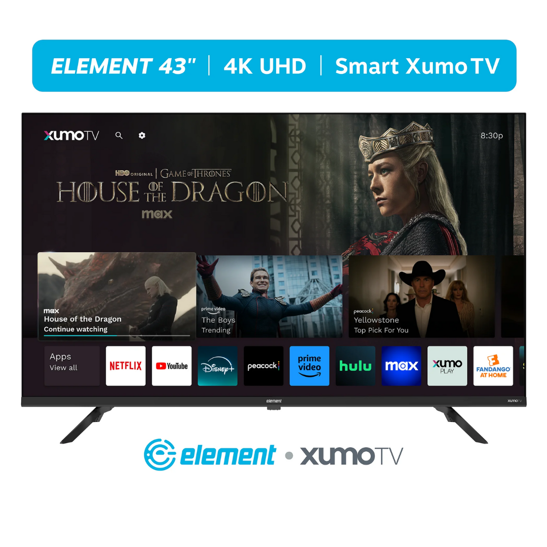 Element Class 43" 4K Ultra HDR Smart LED Xumo TV