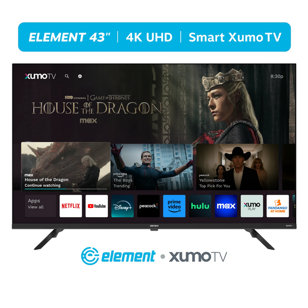 Element Class 43" 4K Ultra HDR Smart LED Xumo TV