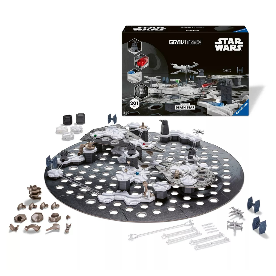 201-Piece Ravensburger GraviTrax Interactive Star Wars Death Star Action Set