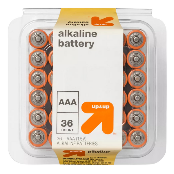 36-Pack AAA Alkaline Battery