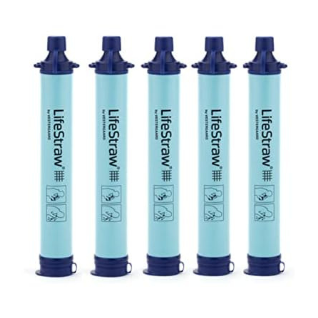 5-Pack Lifestraw Personal Water Filter