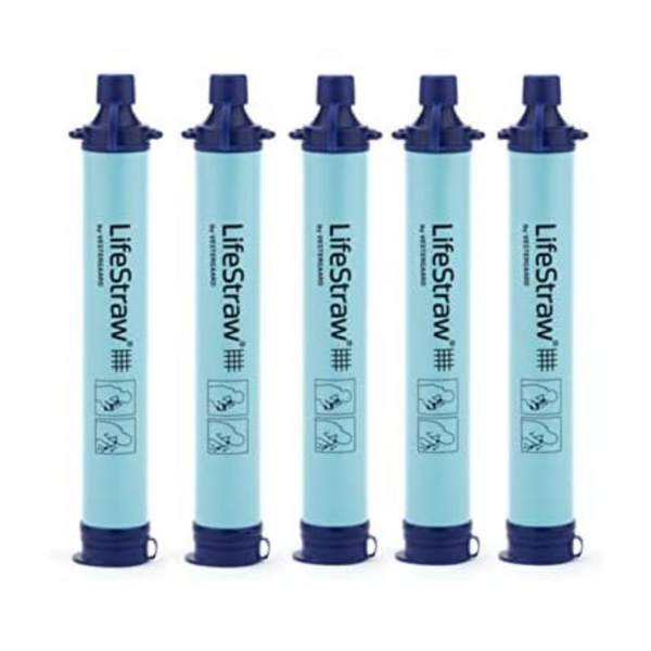 5-Pack Lifestraw Personal Water Filter