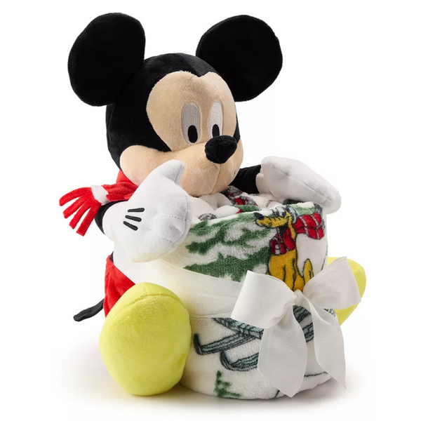 Disney's Mickey Mouse Pillow Buddy & Throw Blanket