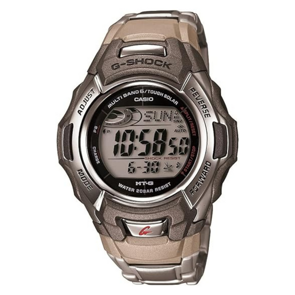 Casio Men's G-Shock Tough Solar Atomic Stainless Steel Sport Watch