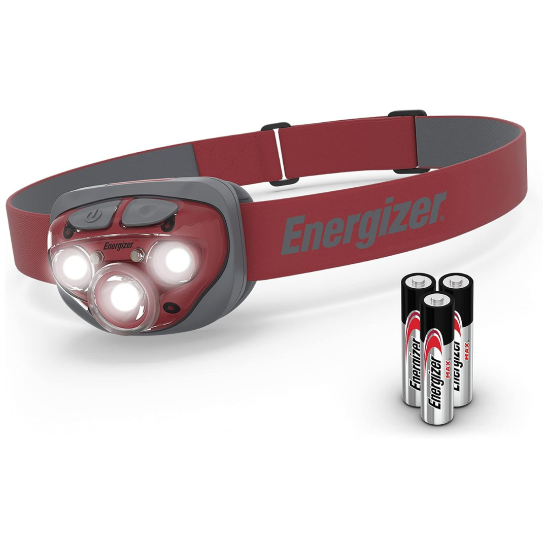 Energizer Rust Red LED Headlamp With Digital Focus