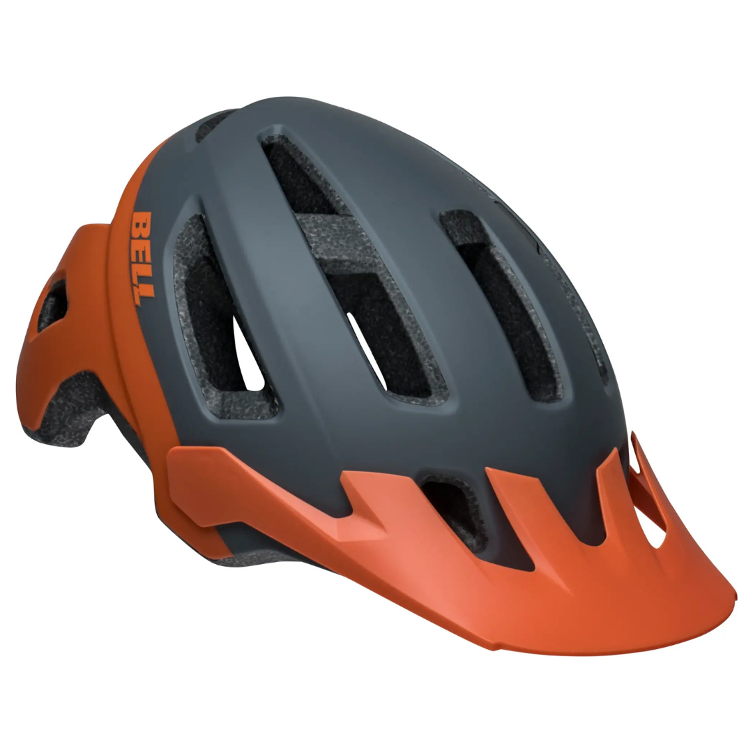 Bell Soquel Youth Bike Helmet (Battleship Nardo/Burnt Orange