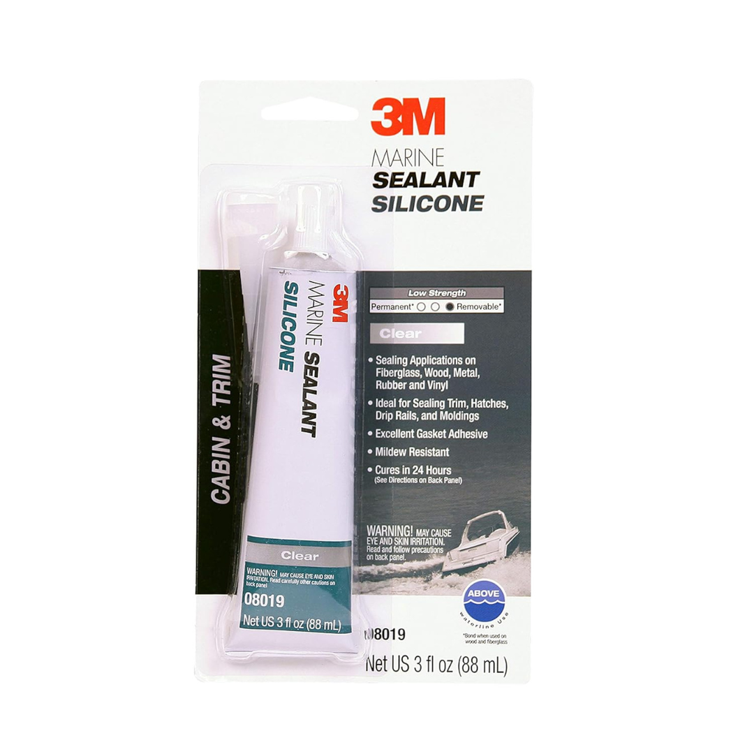 3M Marine Grade Silicone Sealant (3 fl oz)