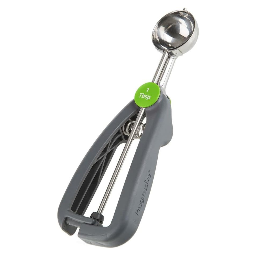 Prep Solutions By Progressive Quick Release Cookie Scoop (1 Tbsp.,Grey)