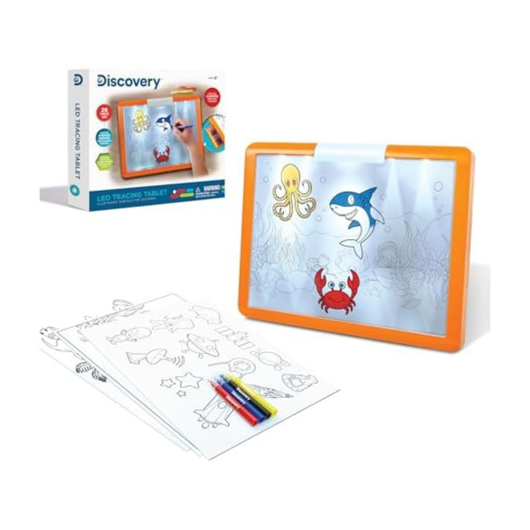 Discovery Kids LED Tracing Tablet (26-Piece Set)