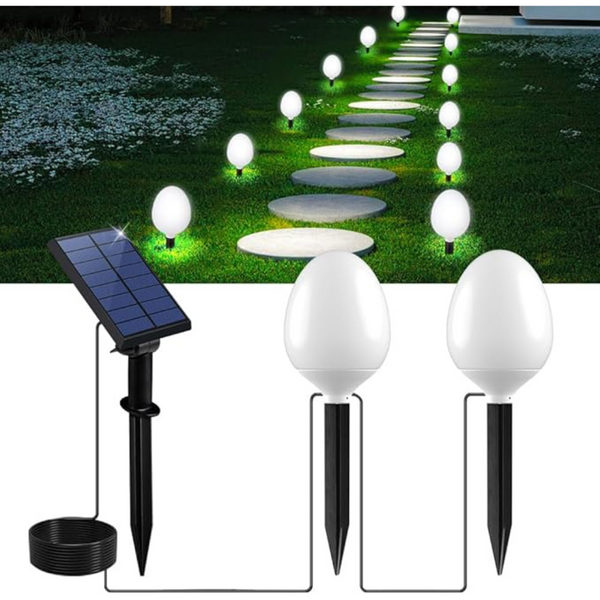 2 in 1 IP67 Waterproof Solar Globe Lights