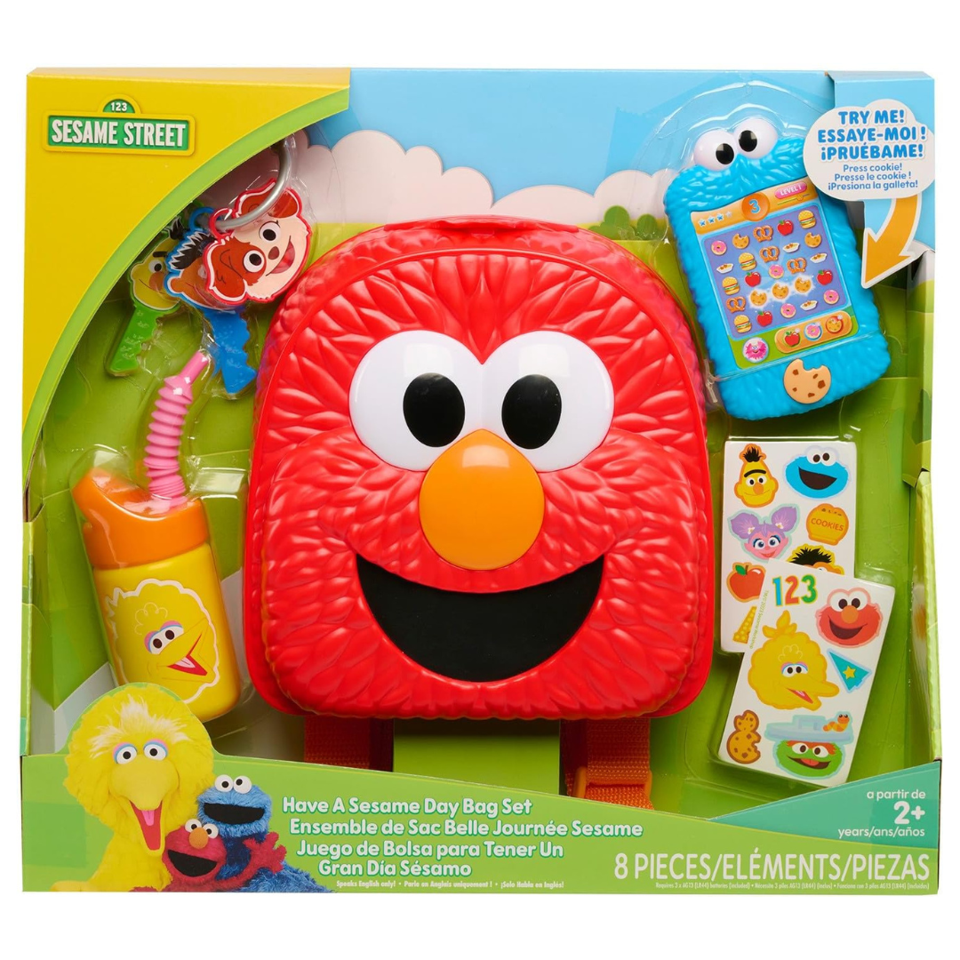 7-Piece Kids Sesame Street Have A Sesame Day Bag Set