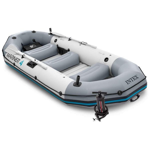 Intex Mariner 3-Person Inflatable River/Lake Dinghy Boat & Oars Set