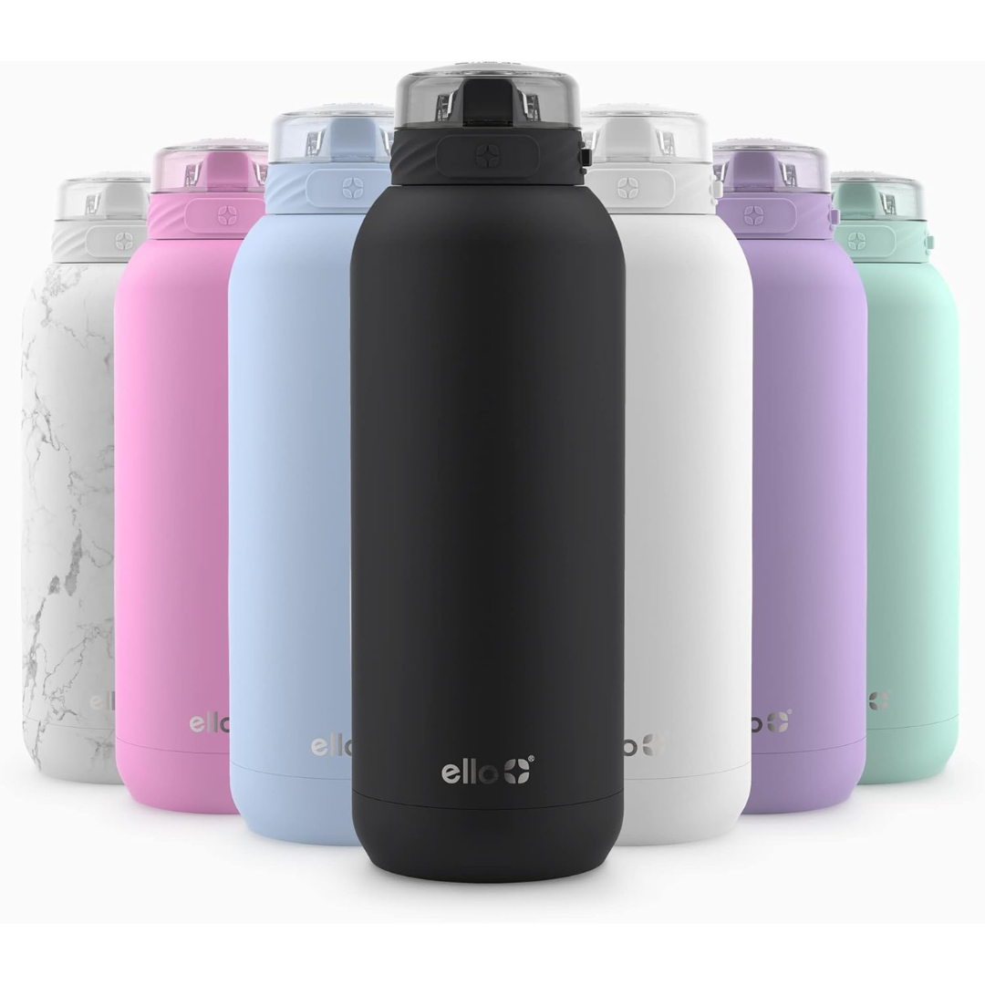 Ello Cooper 32oz Stainless Steel Water Bottle With Straw And Carry Handle