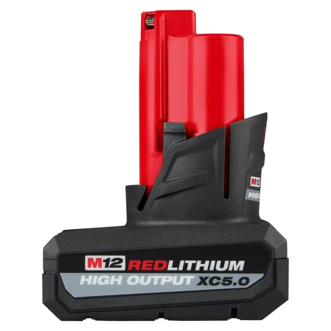 2-Pack Milwaukee M12 12V Lithium-Ion XC High Output 5 Ah Battery