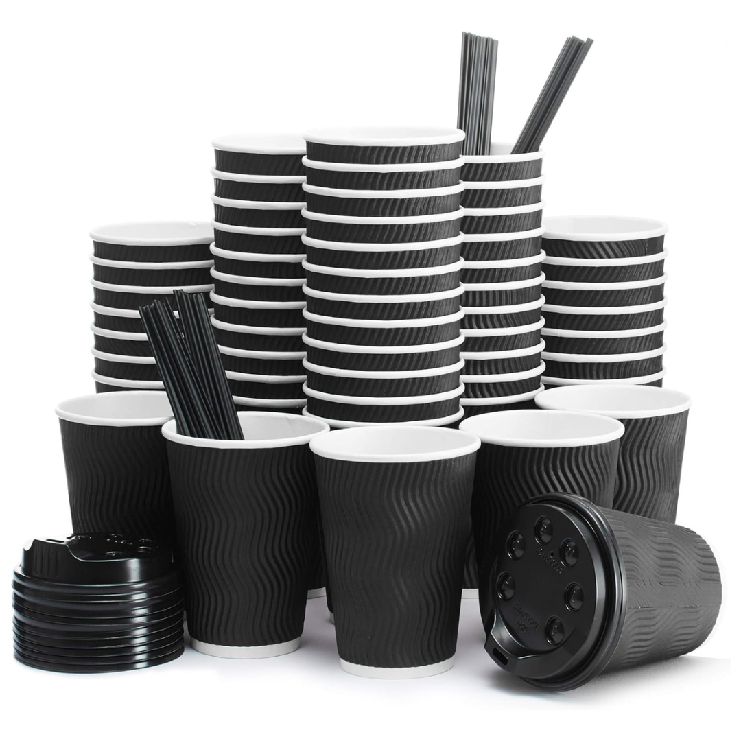 100-Count Primens Insulated Disposable Coffee Cups