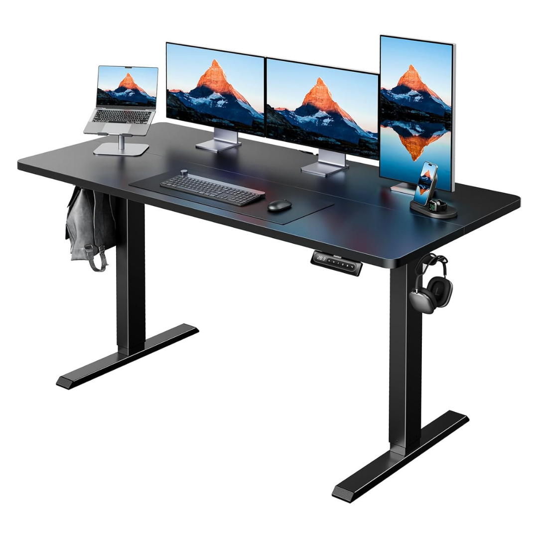 55" x 24" Height Adjustable Electric Computer Standing Desk