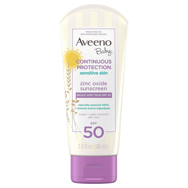 Aveeno Baby Protection Zinc Oxide Mineral Sunscreen Lotion, 3 fl. Oz