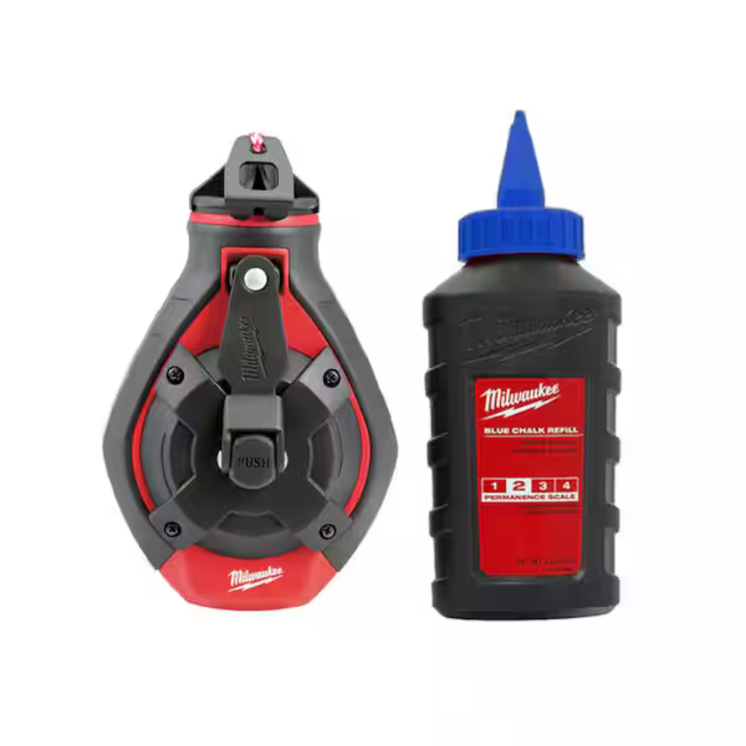 Milwaukee Electric Tool 48-22-3982 100ft Bold Line Chalk Reel & Refill