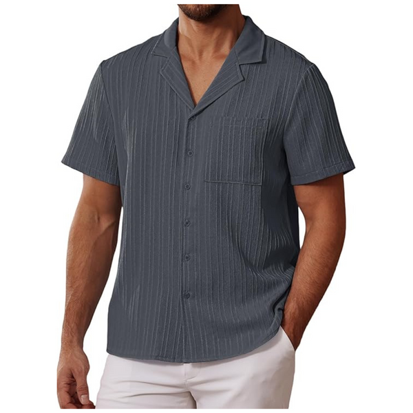 Men's Lightweight Short Sleeve Casual Summer Shirt (Various)