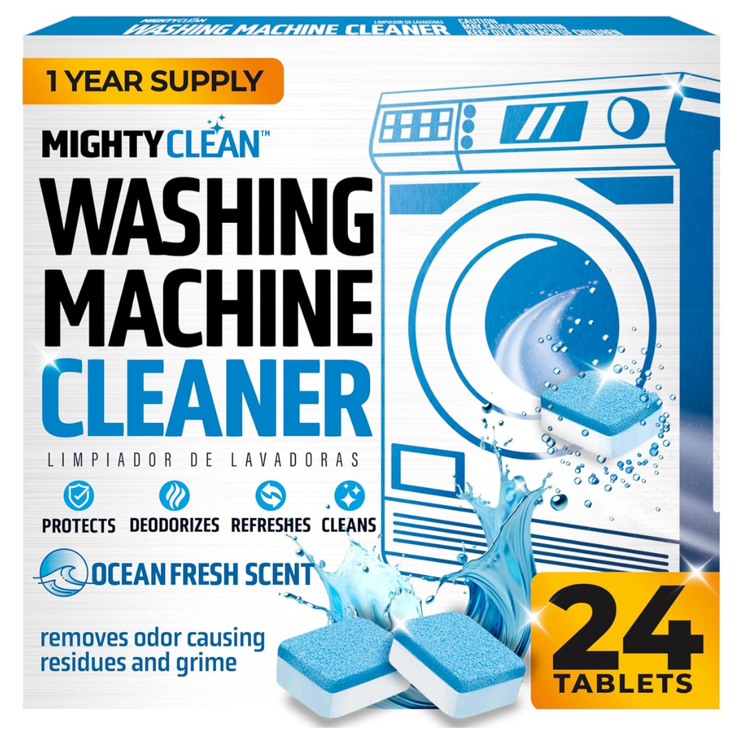 24-Pack Mighty Clean Septic Safe Washing Machine Cleaning Tablets