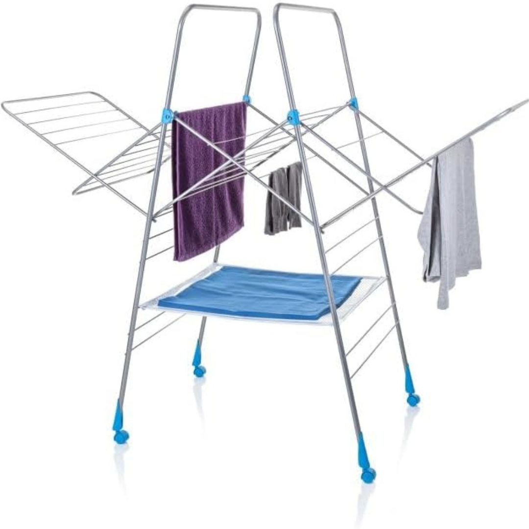 Minky Homecare Multi Clothes Drying Rack with 82ft of Rack Space