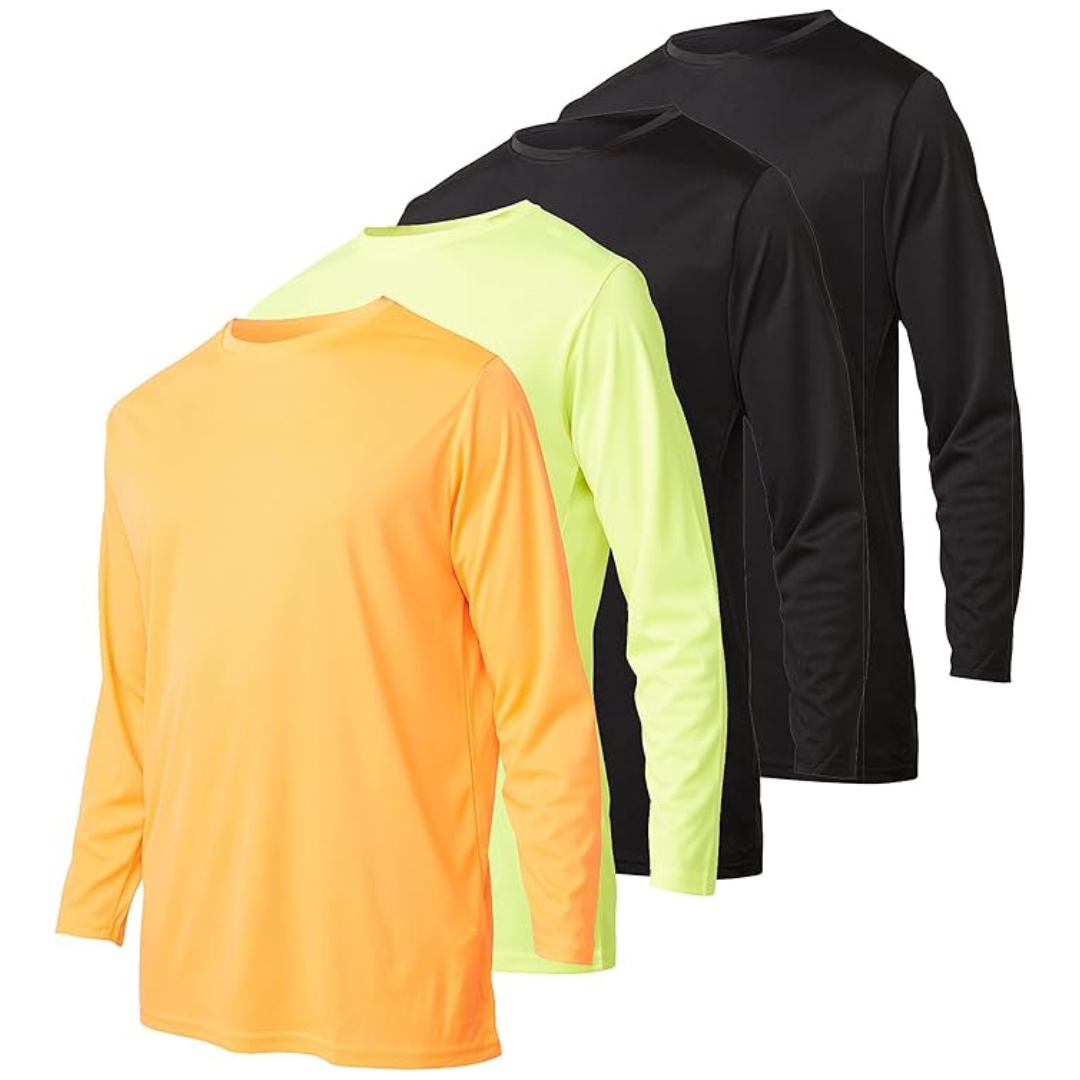 4-Pack Ultra Performance Men's Dry Fit Men's Workout Wicking T-Shirt