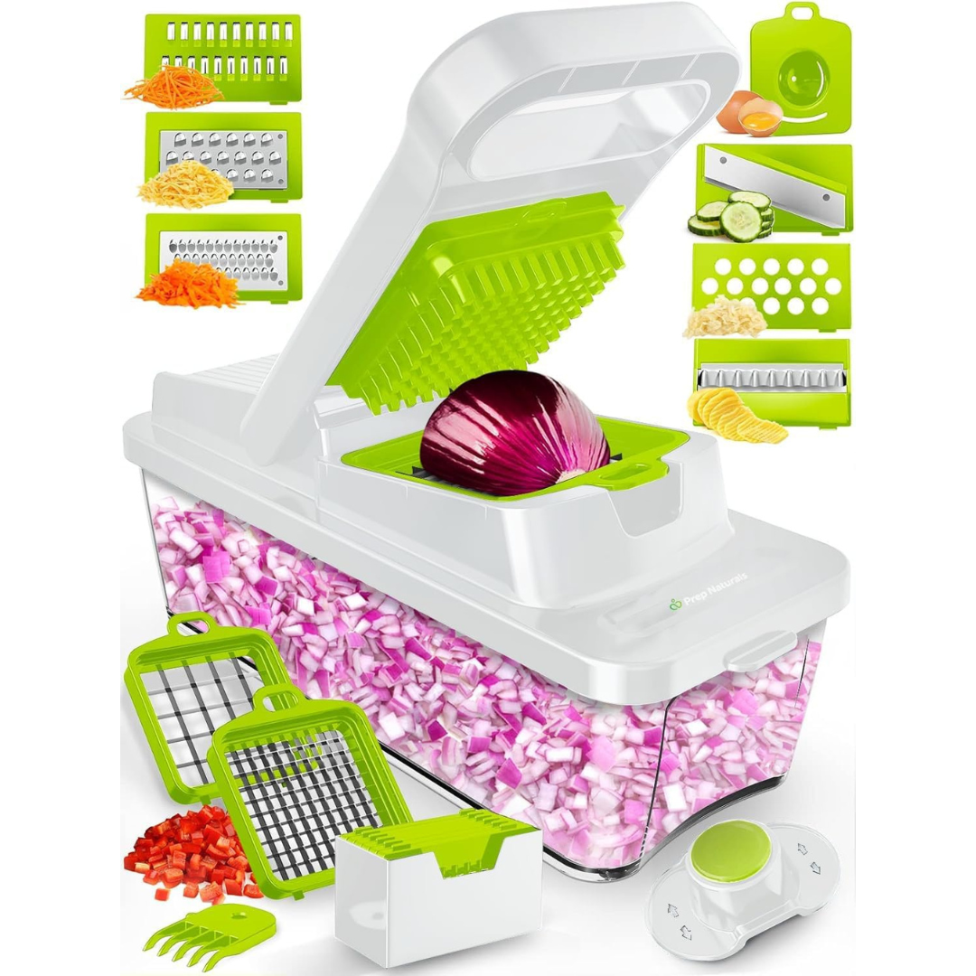 12-in-1 Vegetable Food Chopper with Container