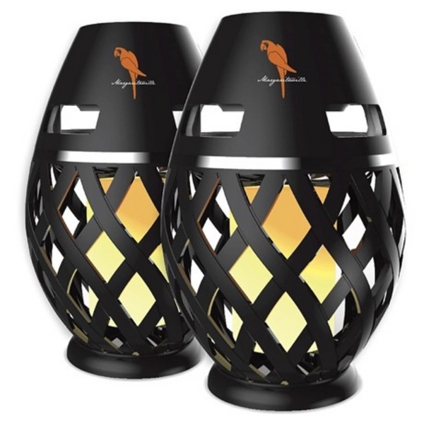 2-Pack Margaritaville Tiki Torch Portable Waterproof Bluetooth Speaker