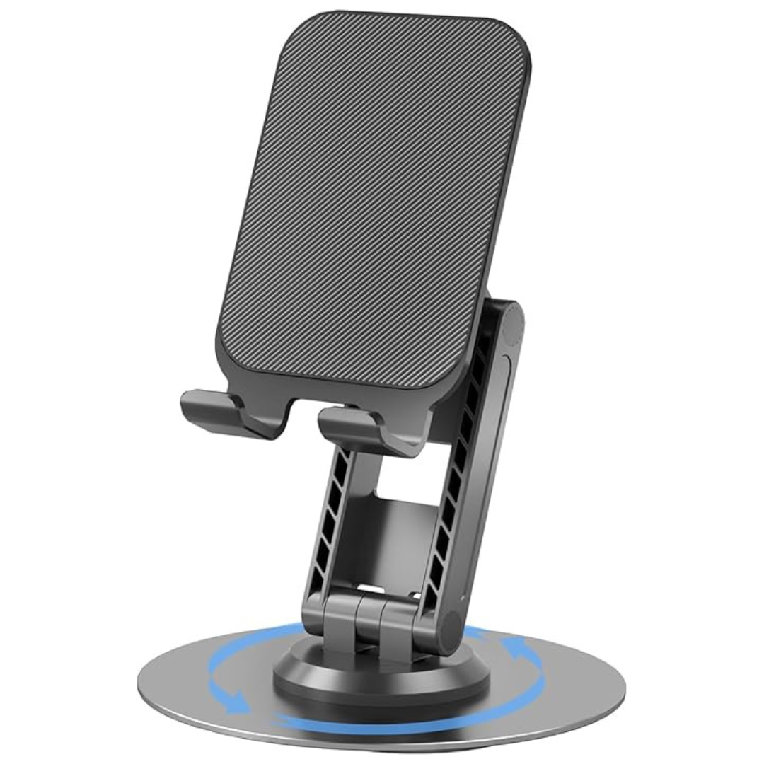 Portable & Foldable 360 Deg.Rotating Cell Phone Holder Stand