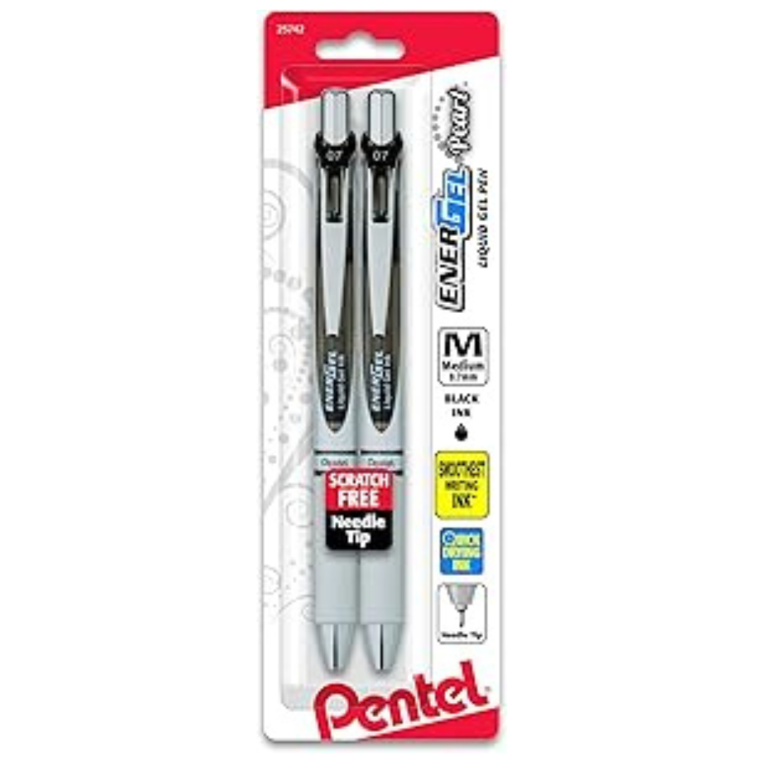 2-Pack Pentel RTX Retractable Gel Pen