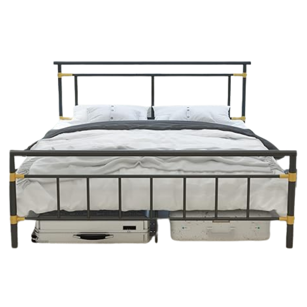 Recaceik Queen Size Metal Platform Bed Frame