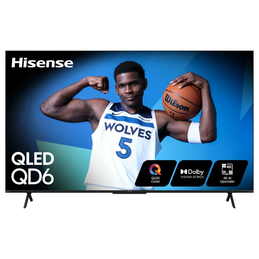 Hisense 75QD6N 75" 4K Ultra HDR Smart QLED Google TV (2024)