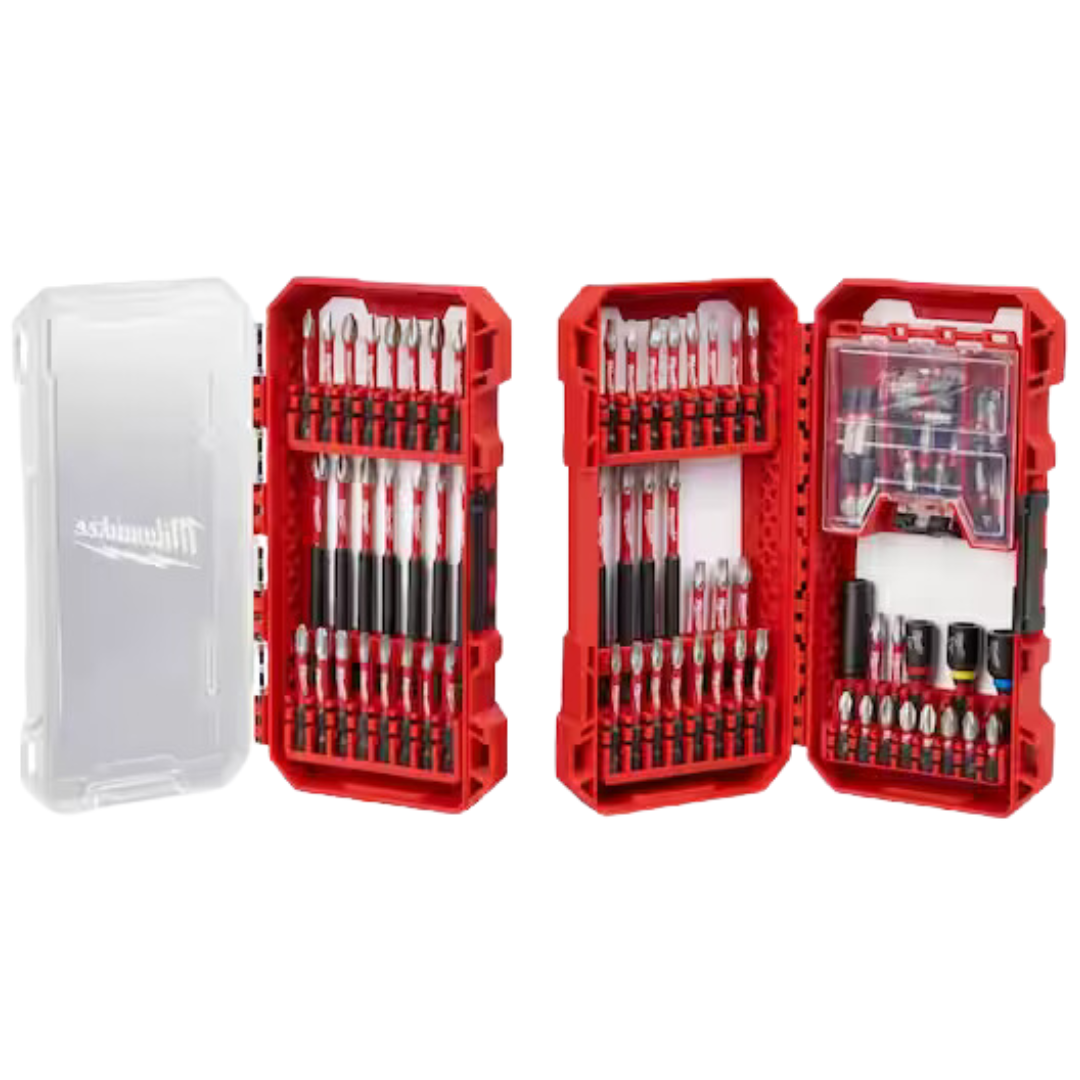 100-Piece Milwaukee Shockwave Impact-Duty Alloy Steel Screw Driver Bit Set