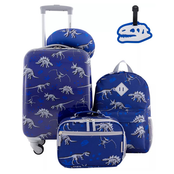 5-Piece Travelers Club Kid's Hard Side Spinner Luggage Set (Various)